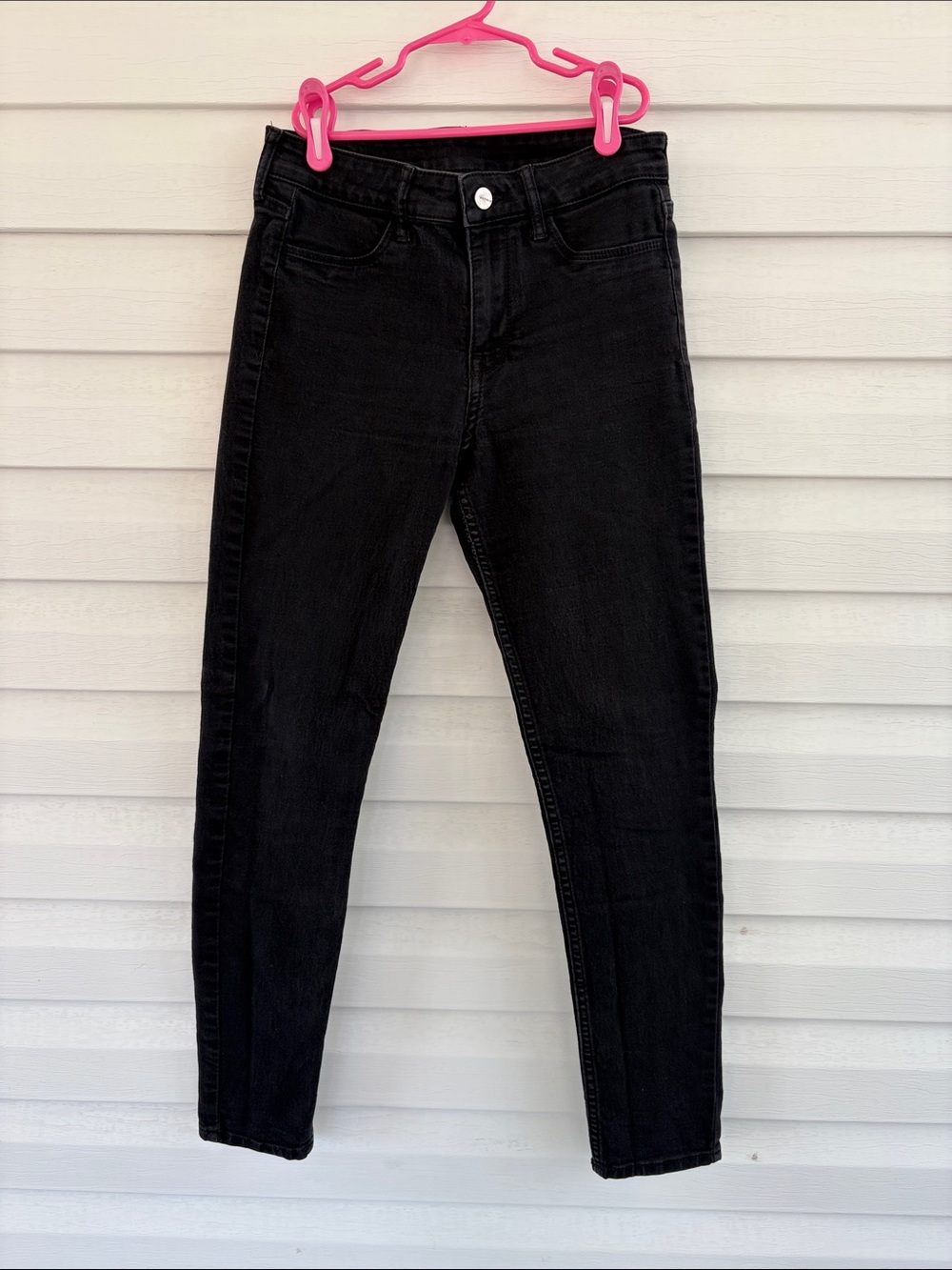 Women's Black High-Rise Slim Jeans